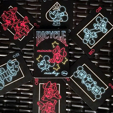 Jeu de cartes Bicycle Mickey Neon